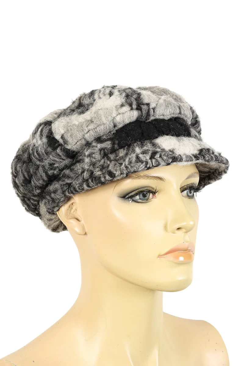 

Кепка COLLEZIONE ALESSANDRO "шерсть", черный