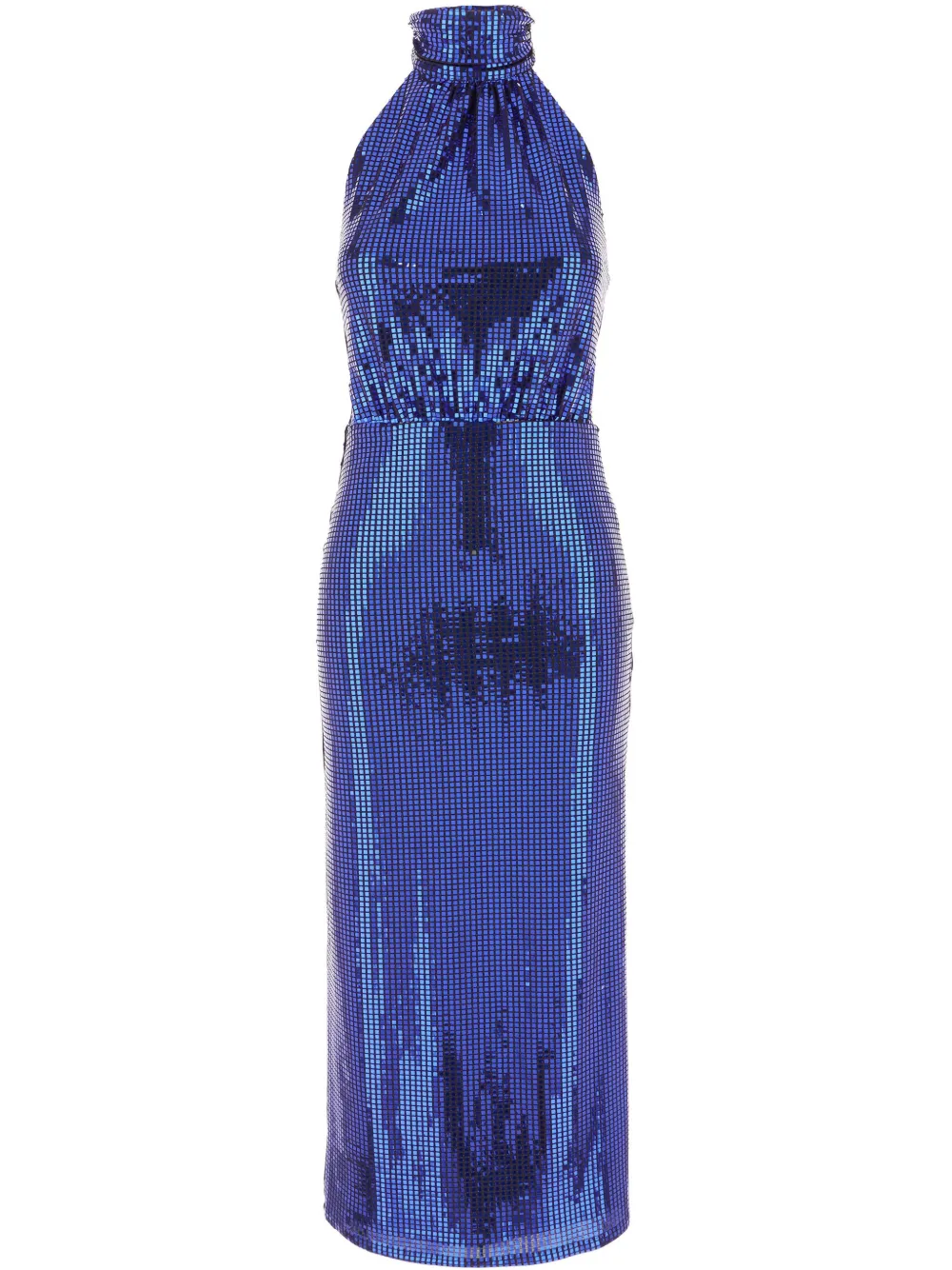 

Декорированное платье миди Actualee, синий