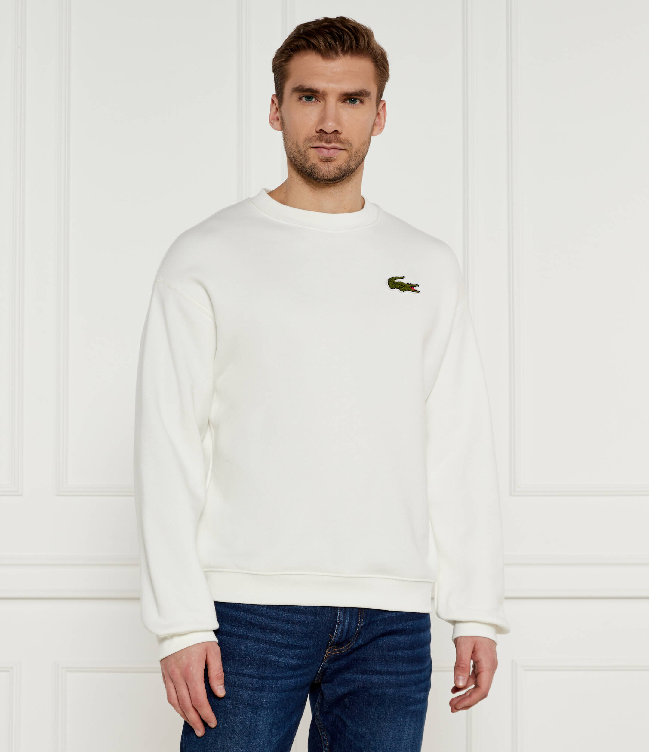 

Толстовка Lacoste Loose fit, белый