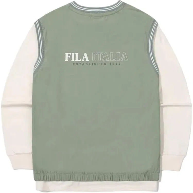 Спортивный костюм 3 предмета FILA KIDS оливково-белый — фото 4