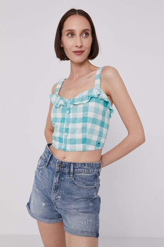 

ВАЛЕНТИНА блузка Pepe Jeans, бирюзовый