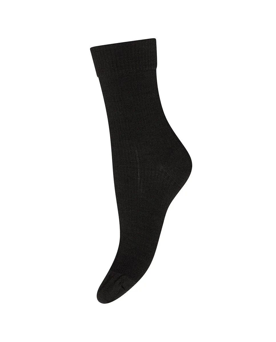 

Женские носки с матовой отделкой и эластичной вязкой Wolford, черный