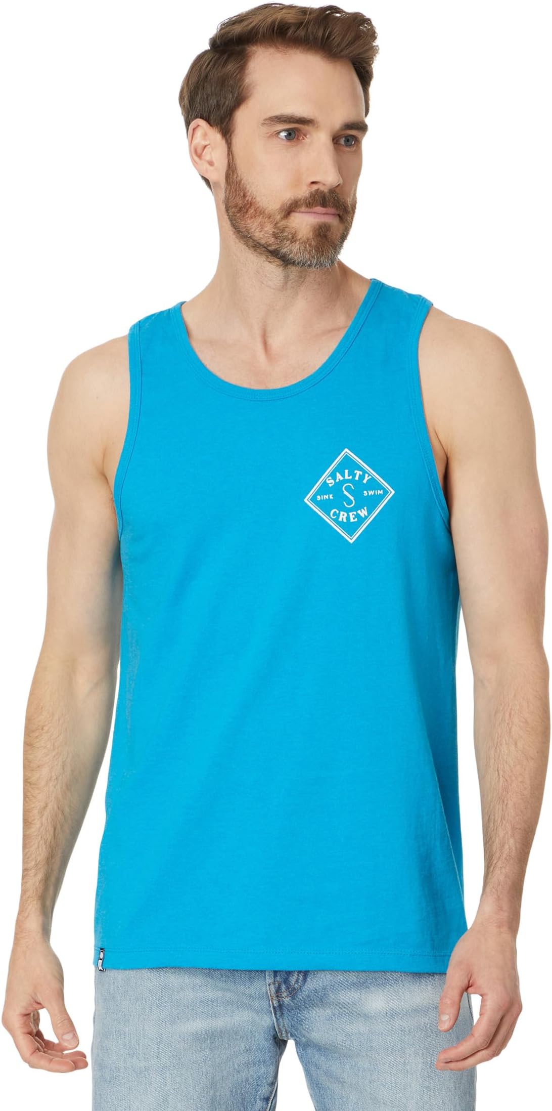 

Топ Salty Crew Tippet Tank, цвет Turquoise Heather