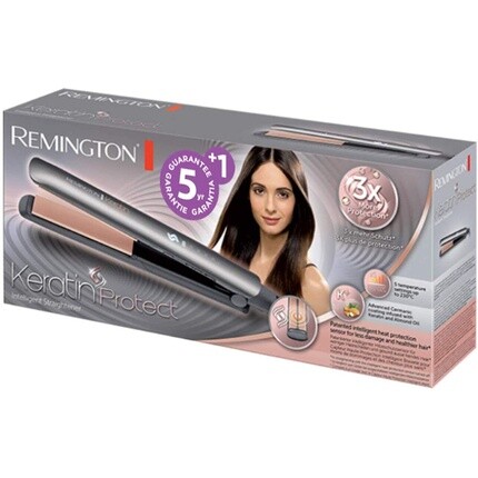 Выпрямитель для волос Keratin Protect с запатентованным датчиком термозащиты и цифровым дисплеем 160-230°C, Remington — фото 2