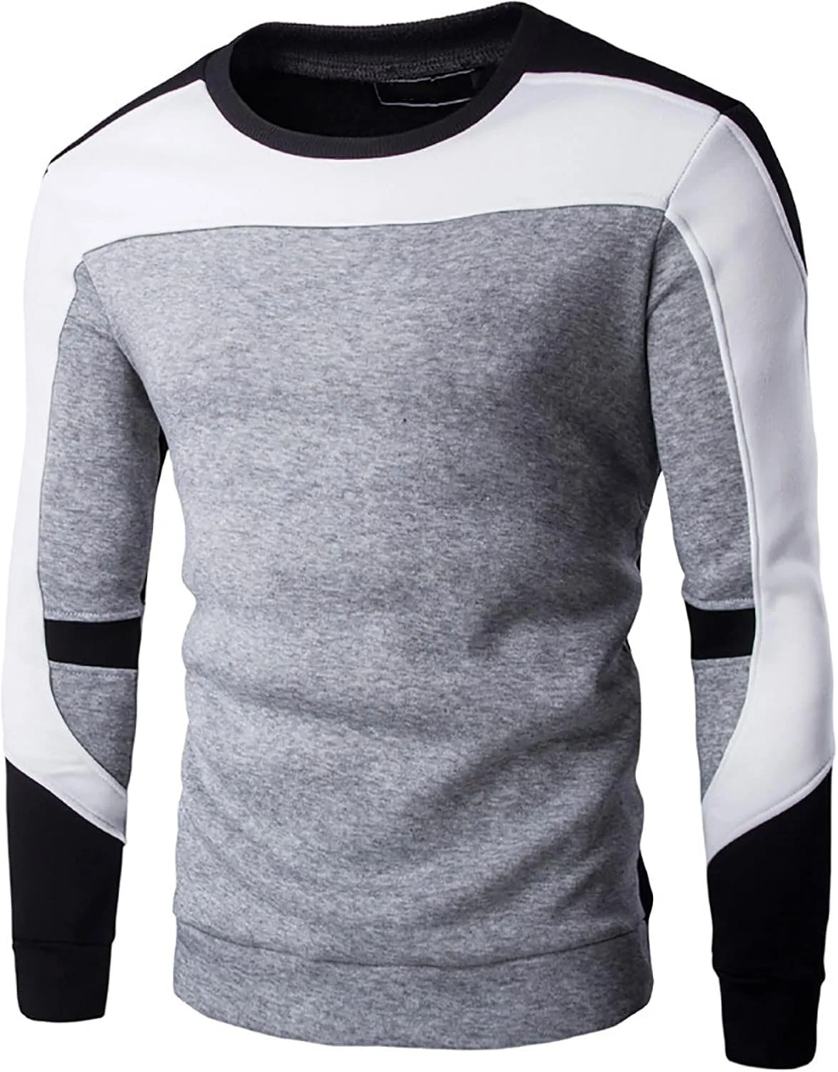 

Мужская футболка casual, свободный крой, длинный рукав Muscularfit