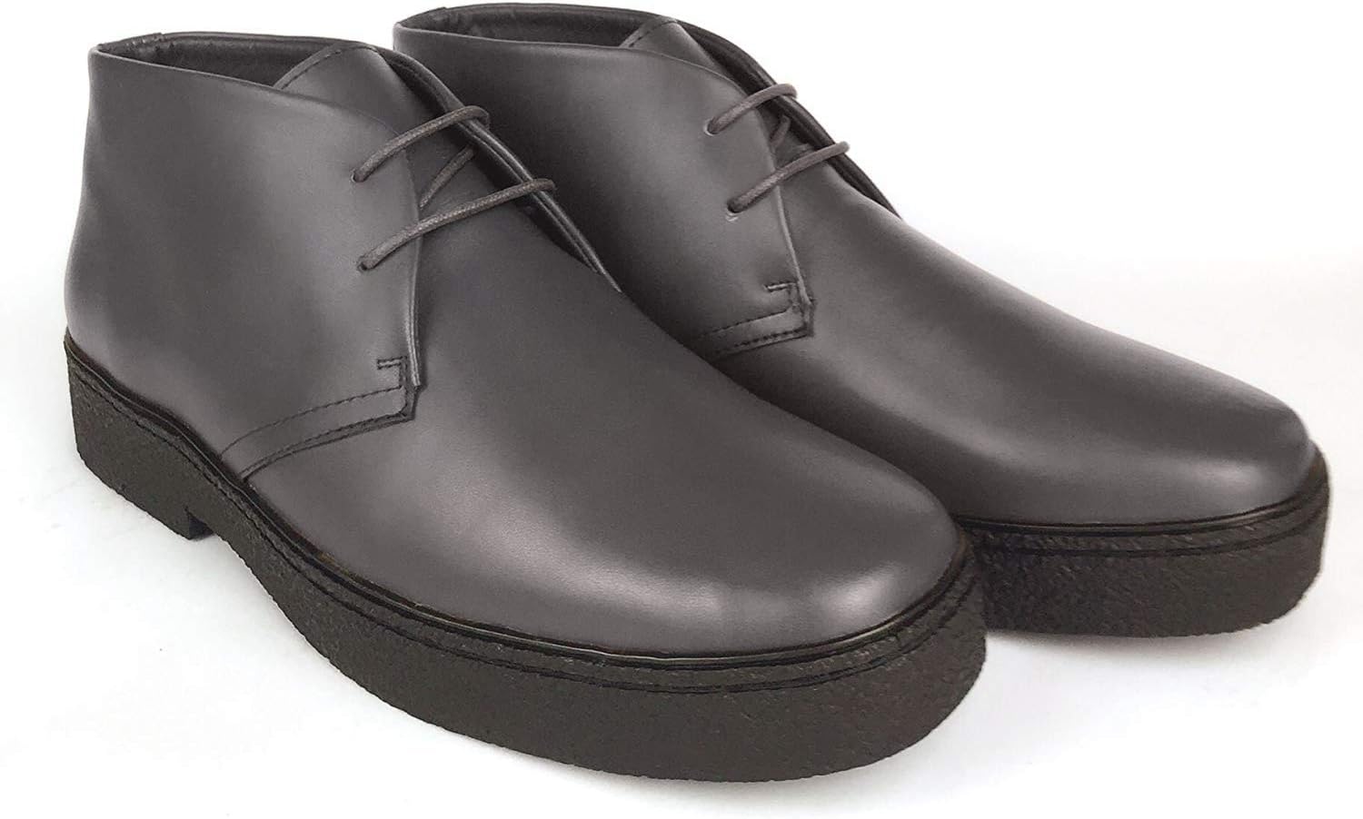 

Мужские кожаные высокие кроссовки CITI British Style - Chukka Citi Shoes, черный