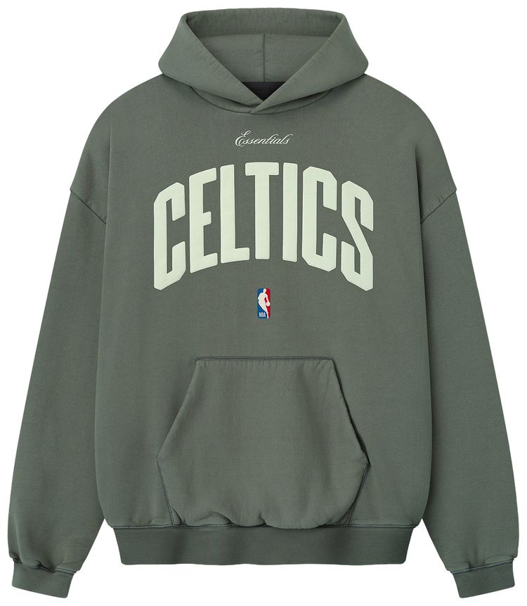 

Худи Fear of God Essentials Celtics 90s, зеленый