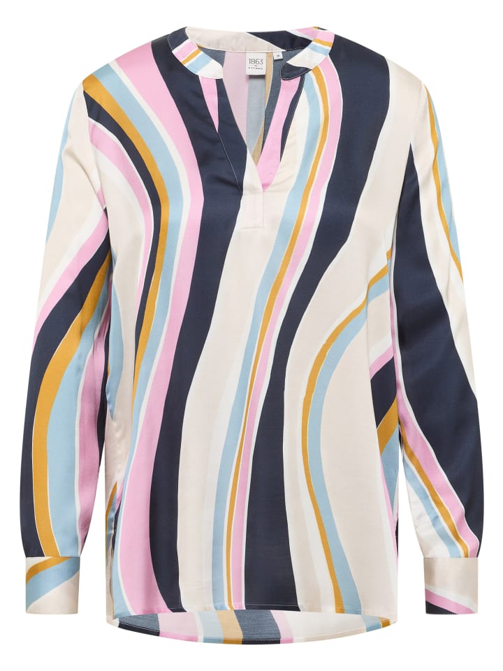 

Блузка свободного кроя кремового цвета Eterna