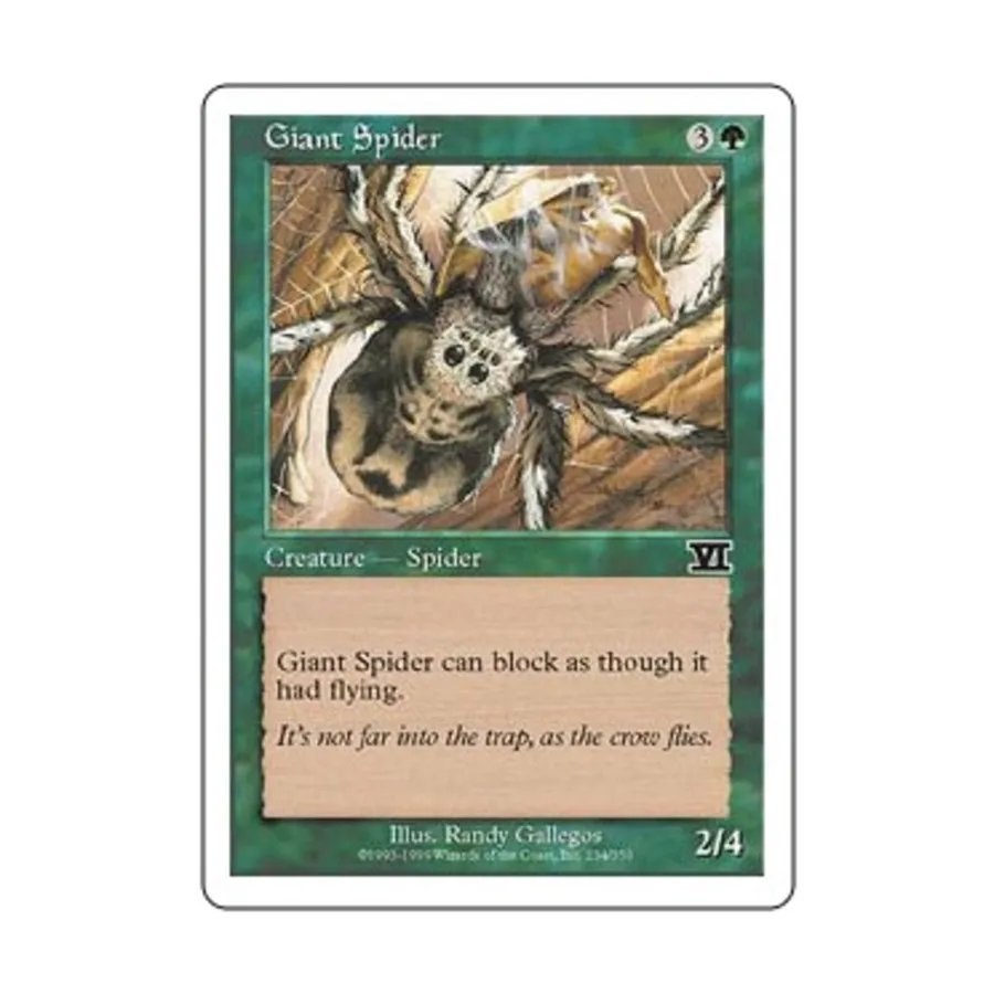 

CCG Гигантский паук (С), MTG - 6th Edition (Classic)