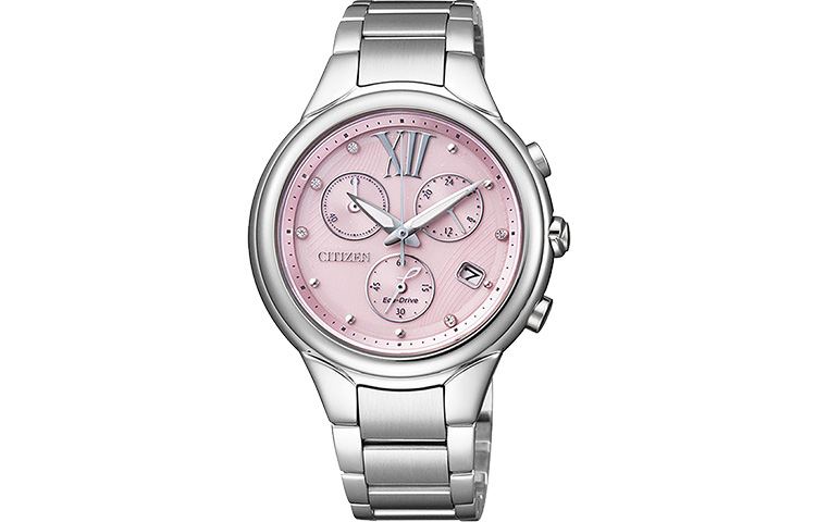

CITIZEN Часы Solar Quartz Movement Stainless Steel Strap Watch Women's Watch Pink Watch Dial