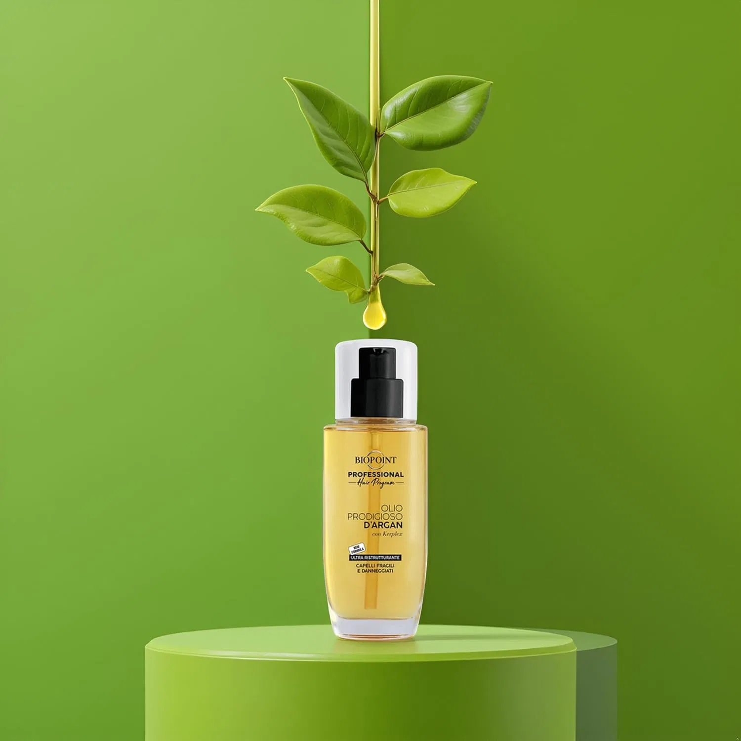 Профессиональное масло для волос с арганой Biopoint Olio Argan Professional Hair Program ‎Biopoint — фото 3