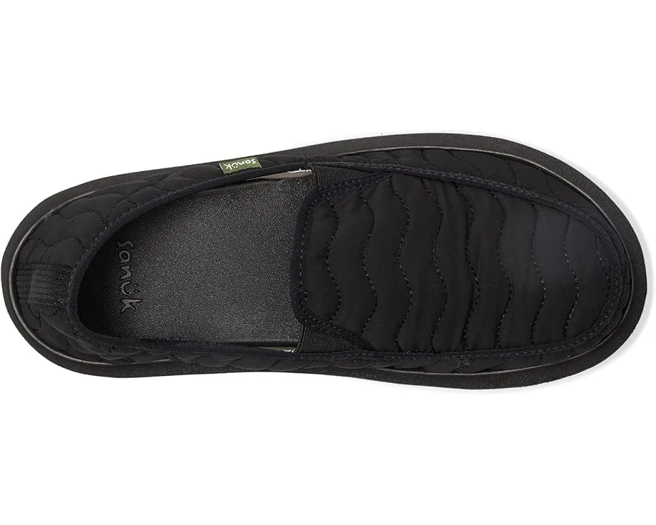 Кроссовки Sanuk Donny Quilted, Black — фото 2