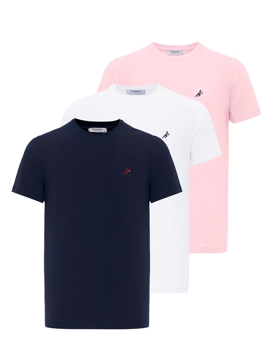 

Рубашка Moxx Paris, цвет Light pink/Black/White
