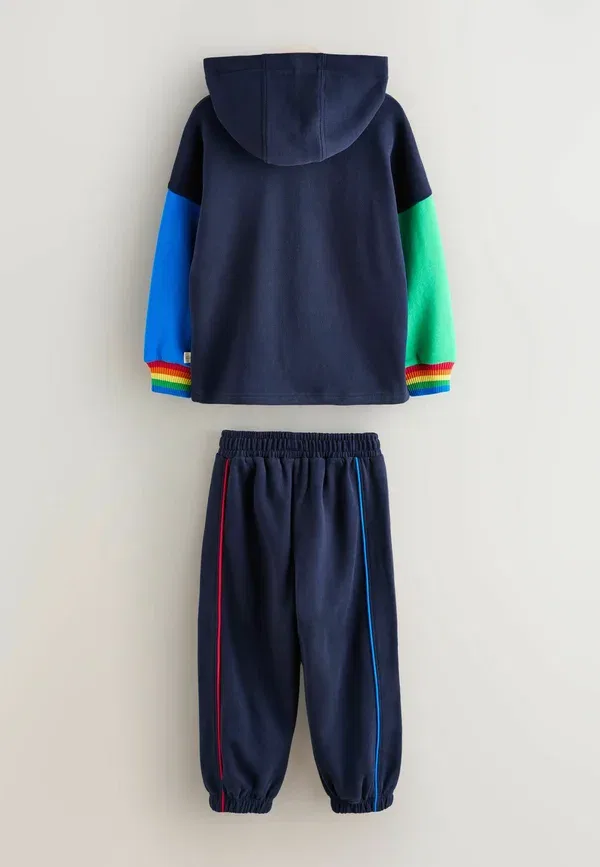 Костюм спортивный Little Bird, navy colourblock, цвет синий в цветовых блоках — фото 4
