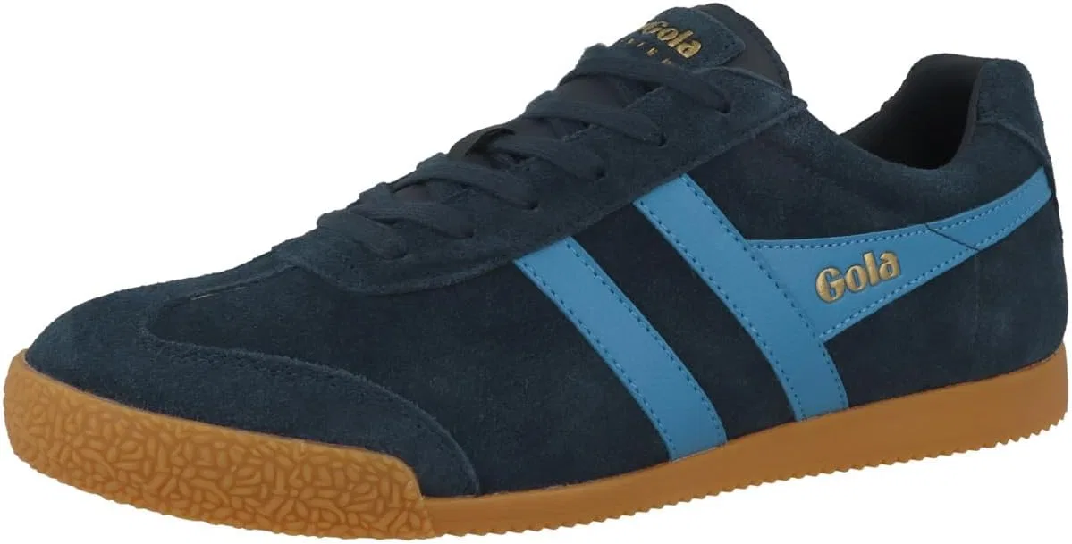 Кроссовки Gola Harrier Suede CMA192ED, темно-синий — фото 4