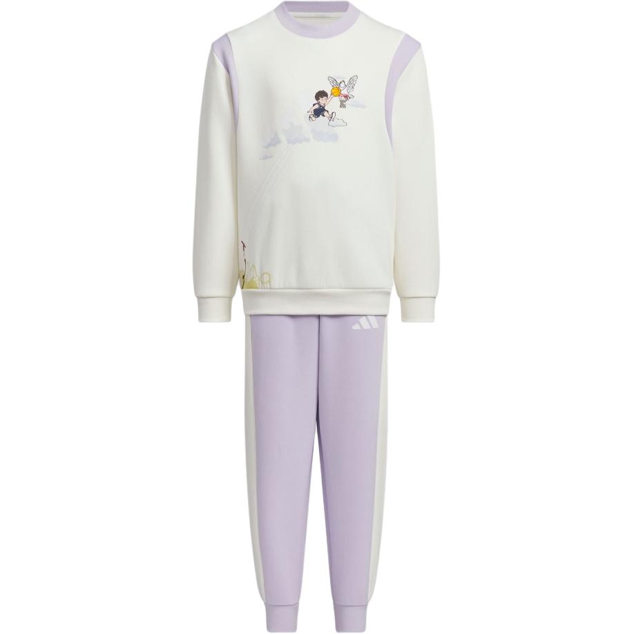 

Детская повседневная спортивная одежда Adidas, белый/светло-фиолетовый