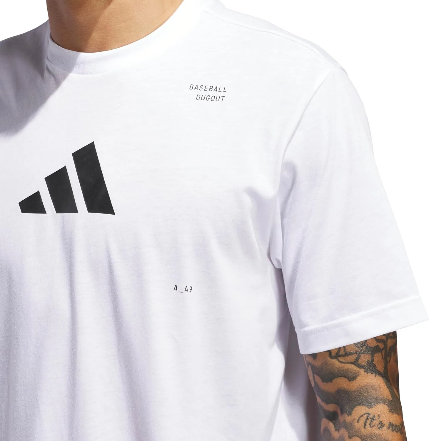 Футболка Adidas с принтом в бейсбольном стиле — фото 4