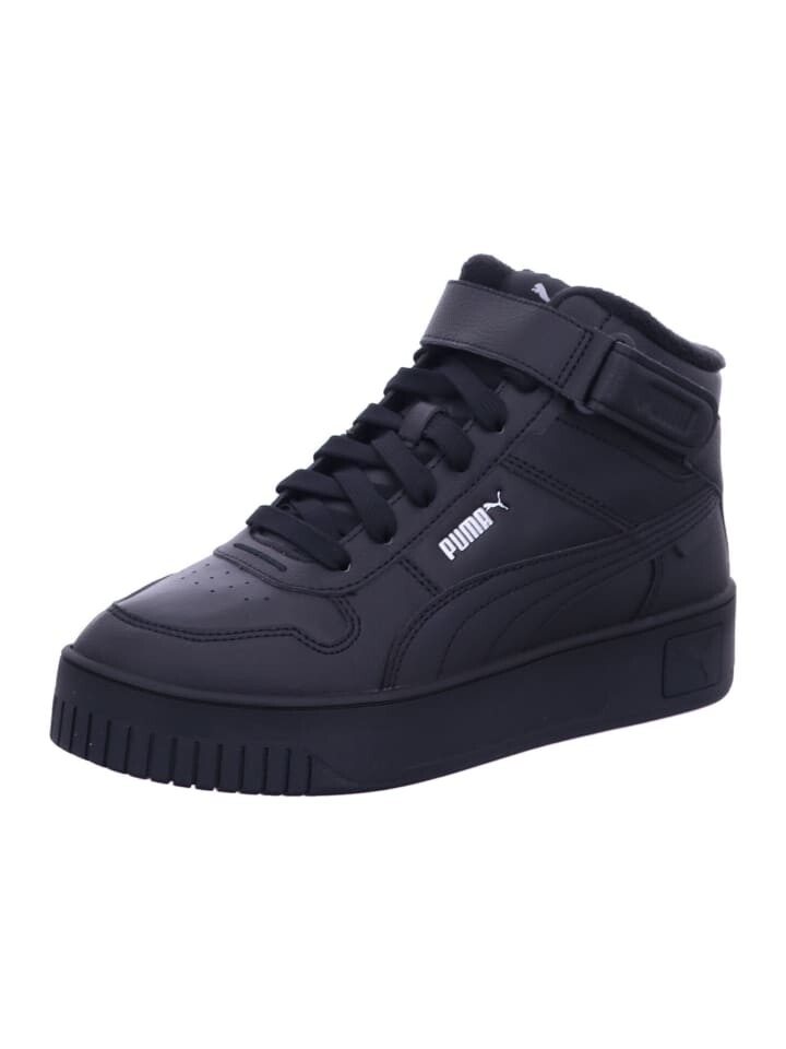 Элегантные туфли на шнуровке Puma Damen Carina Street Mid WTR, черный