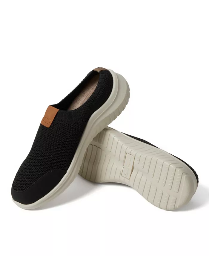Женские спортивные трикотажные сабо Gracie Sport Knit Slip-On Dearfoams, черный — фото 3