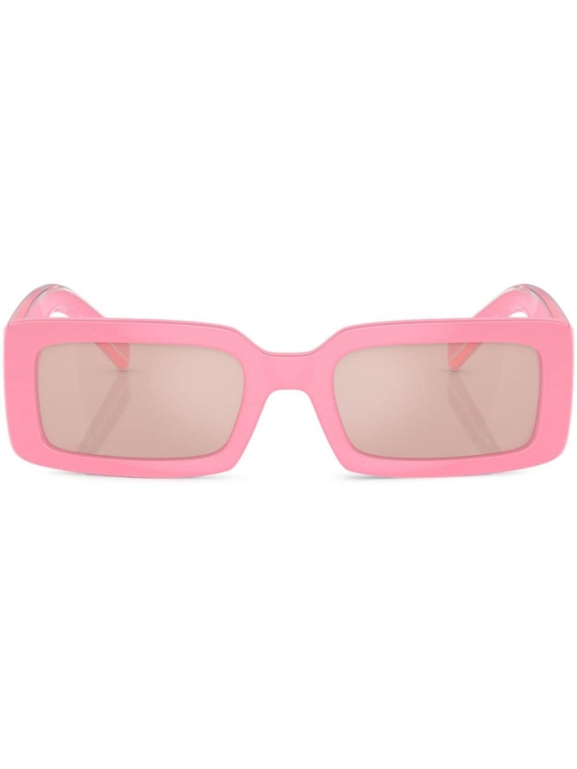 

Солнцезащитные очки в прямоугольной оправе с логотипом Dolce & Gabbana Eyewear, розовый