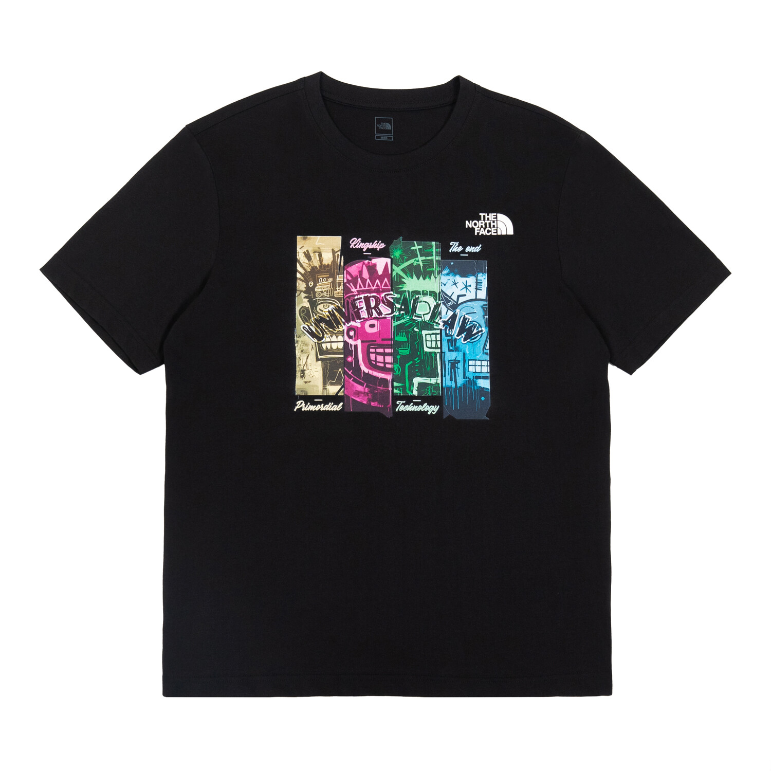 

Футболка унисекс черная The North Face, черный