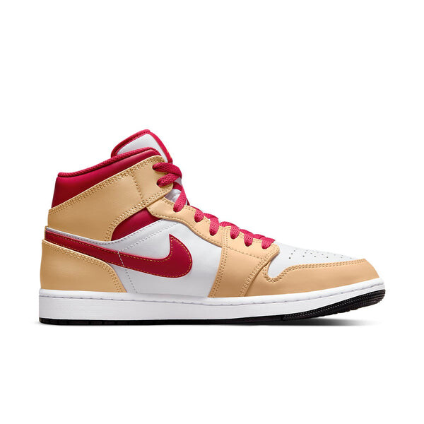 Кроссовки 1 средние Air Jordan, бежевый — фото 2