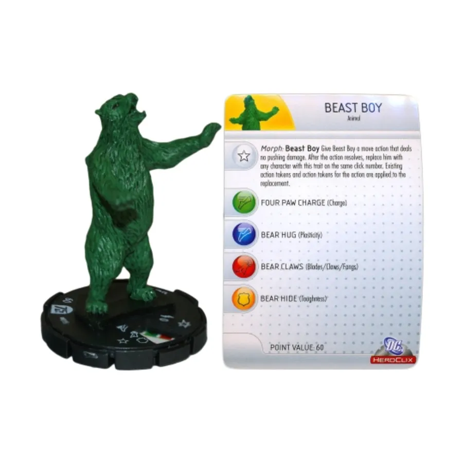 

Beast Boy #015 — Форма медведя (C), DC HeroClix - 75th Anniversary - Singles