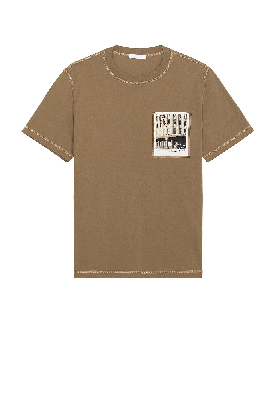 

Открытка Футболка Гринвич Helmut Lang, цвет Brownstone