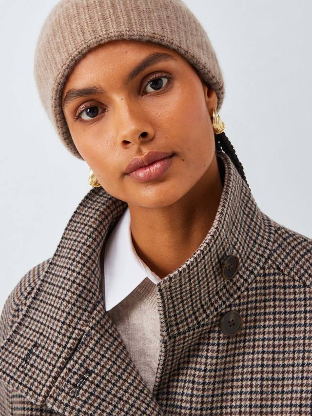 

Кашемировая шапка резинкой John Lewis, Camel