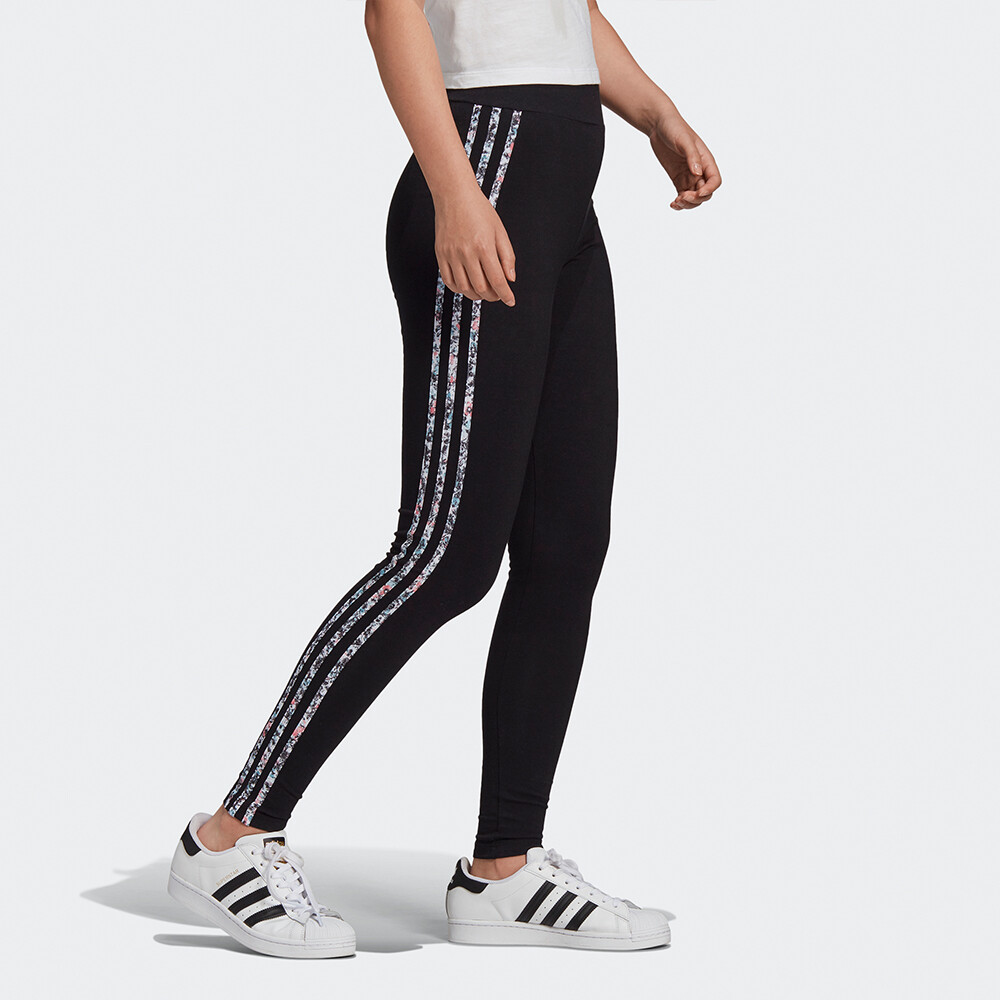 Женские леггинсы Adidas Originals, цвет Black — фото 4