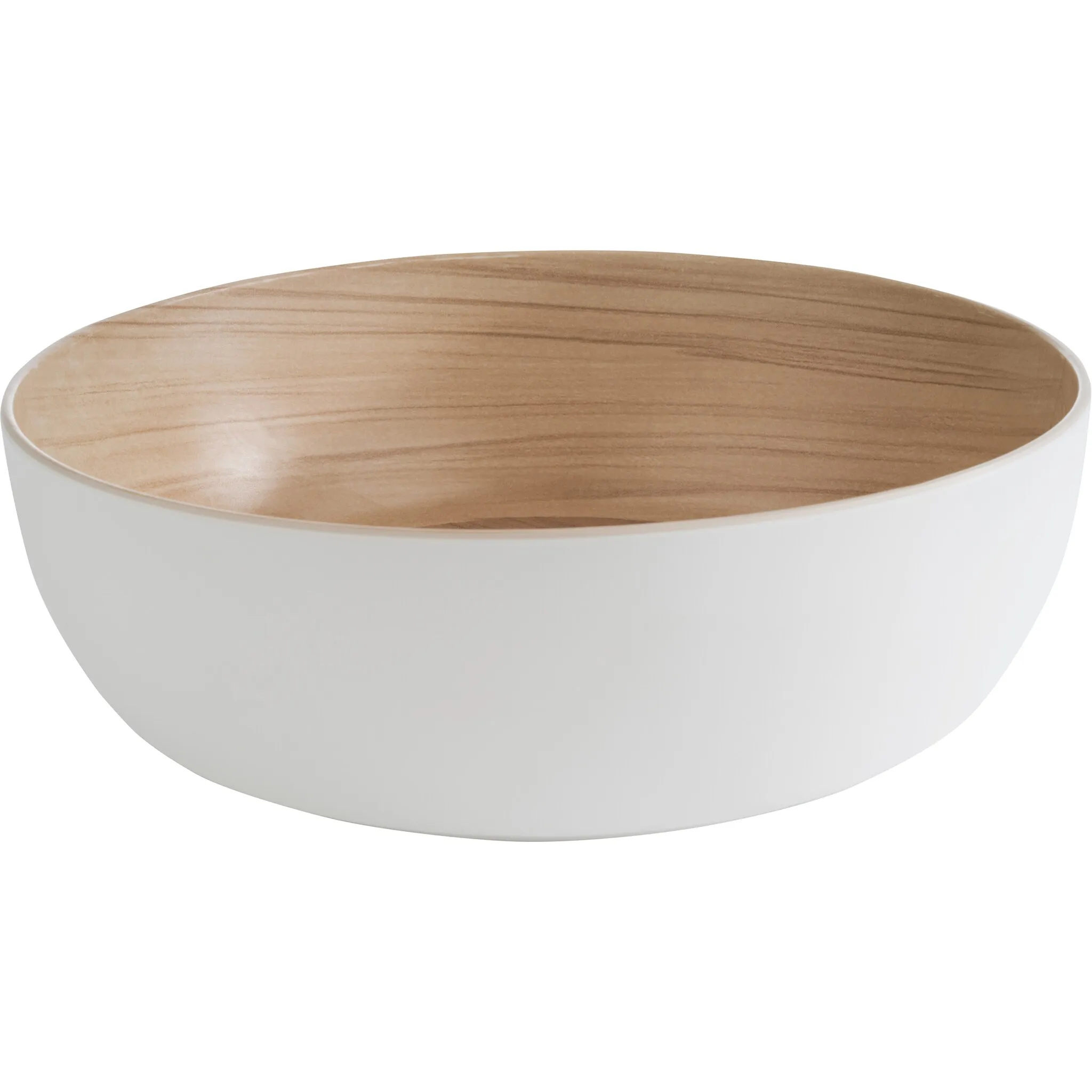 

Чаша APS «Frida», 1 предмет, меламин, внутренняя часть под дерево, Ø 30 см, белый