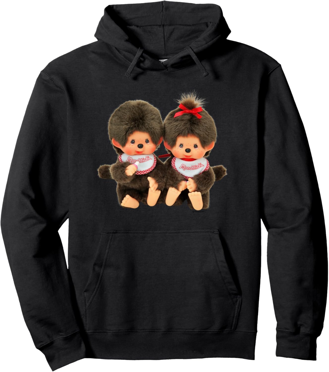 

Худи с графическим принтом Monchitch Monchhichi, черный