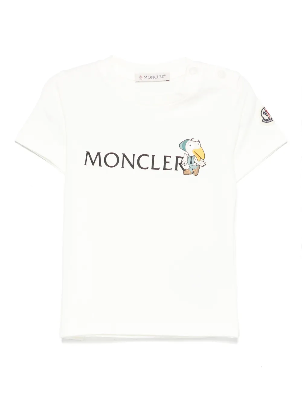 

Футболка с короткими рукавами и логотипом Moncler Enfant