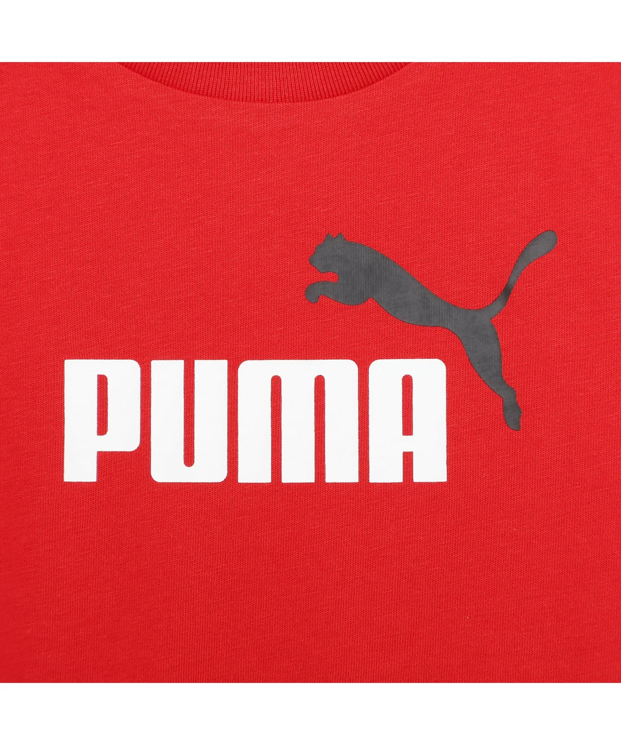 Футболка и шорты PUMA ESS Logo Tee and Shorts Set для мальчиков, белый с синим — фото 4