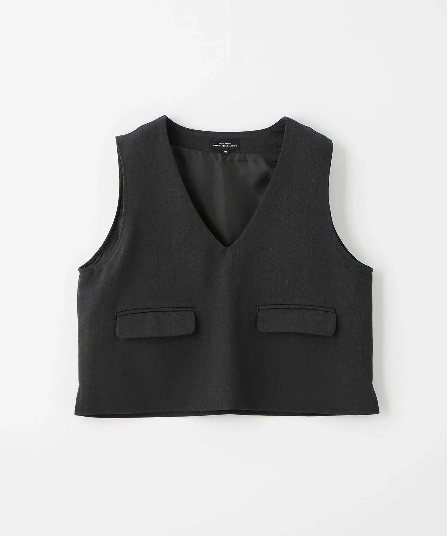 Комплект из жилета и плиссированной юбки / Детский 100-130 см United Arrows Green Label Relaxing, DK.GRAY — фото 2