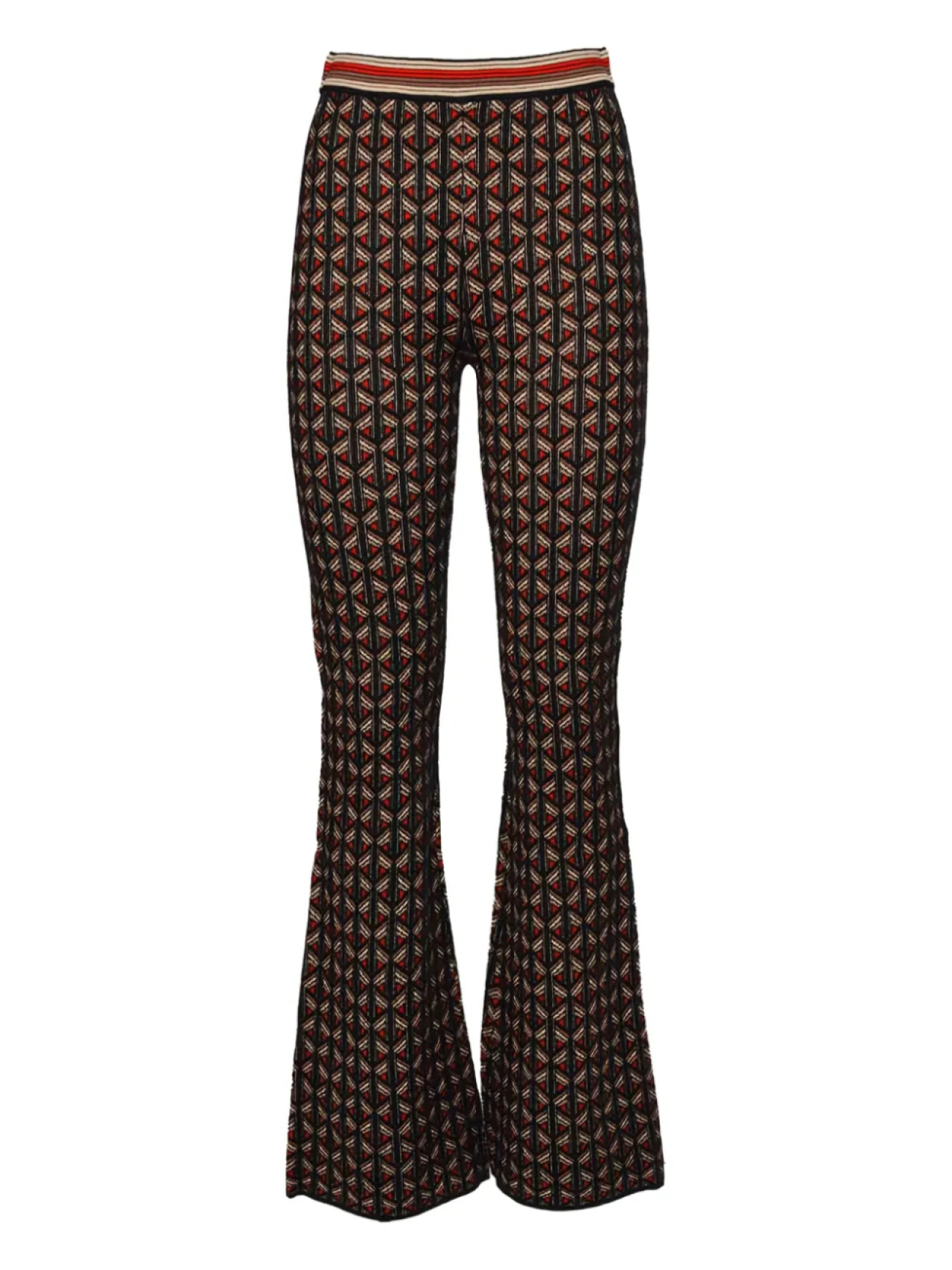 

Расклешенные брюки Ashdon DVF Diane von Furstenberg, черный