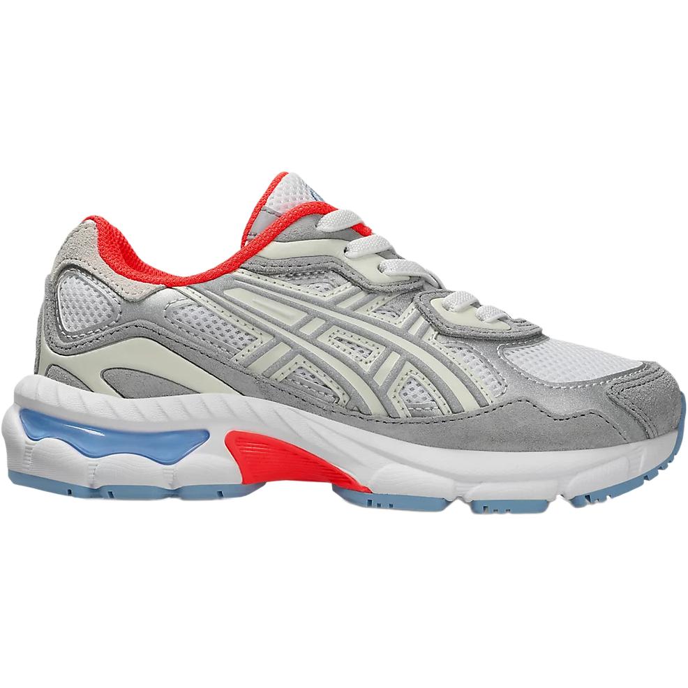 ASICS Кроссовки для бега GEL NYC Breathable Support Low Top для детей, белые, серые, детские — фото 2