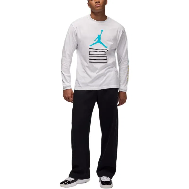 Футболка с длинным рукавом AJ11 Graphic Jordan White — фото 3