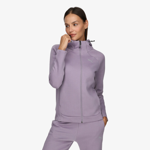 

Худи Evostripe на молнии во всю длину Puma, фиолетовый