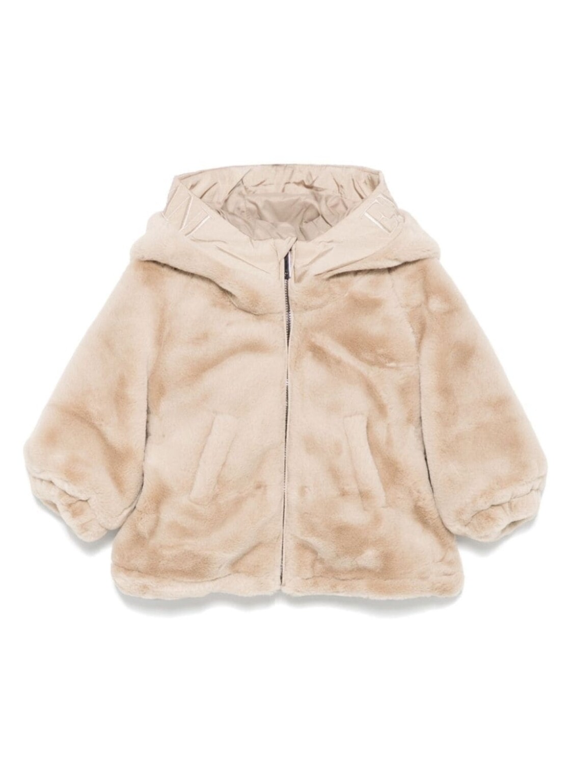 

Детская куртка из искусственного меха Emporio Armani Emporio Armani Kids, коричневый