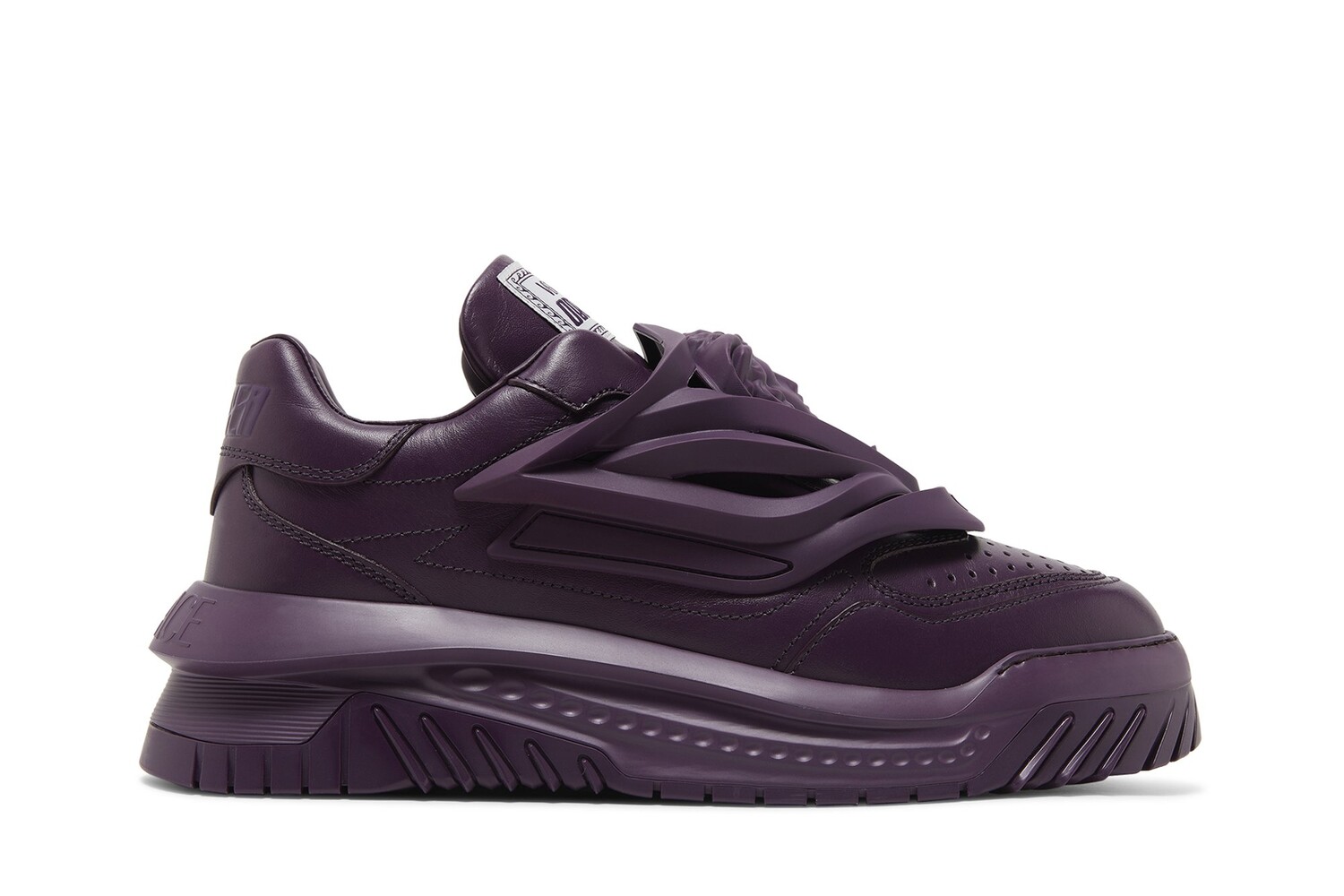 Versace Резиновые кроссовки Odissea Caged Medusa, фиолетовый