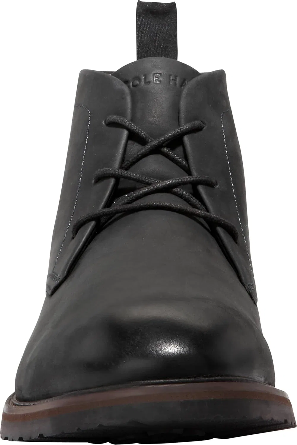 Мужские ботинки-чукка Cole Haan Berkshire Lug, 2-Black Waxed Leather Truffle Water Repellent — фото 2