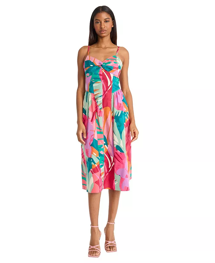 

Женское платье без рукавов с V-образным вырезом Donna Morgan