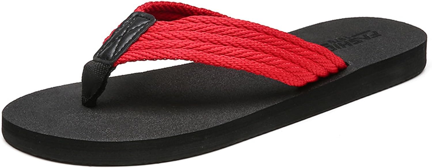 

Мужские классические удобные вьетнамки CHUUMEE, сандалии-шлепанцы для пляжа, красный