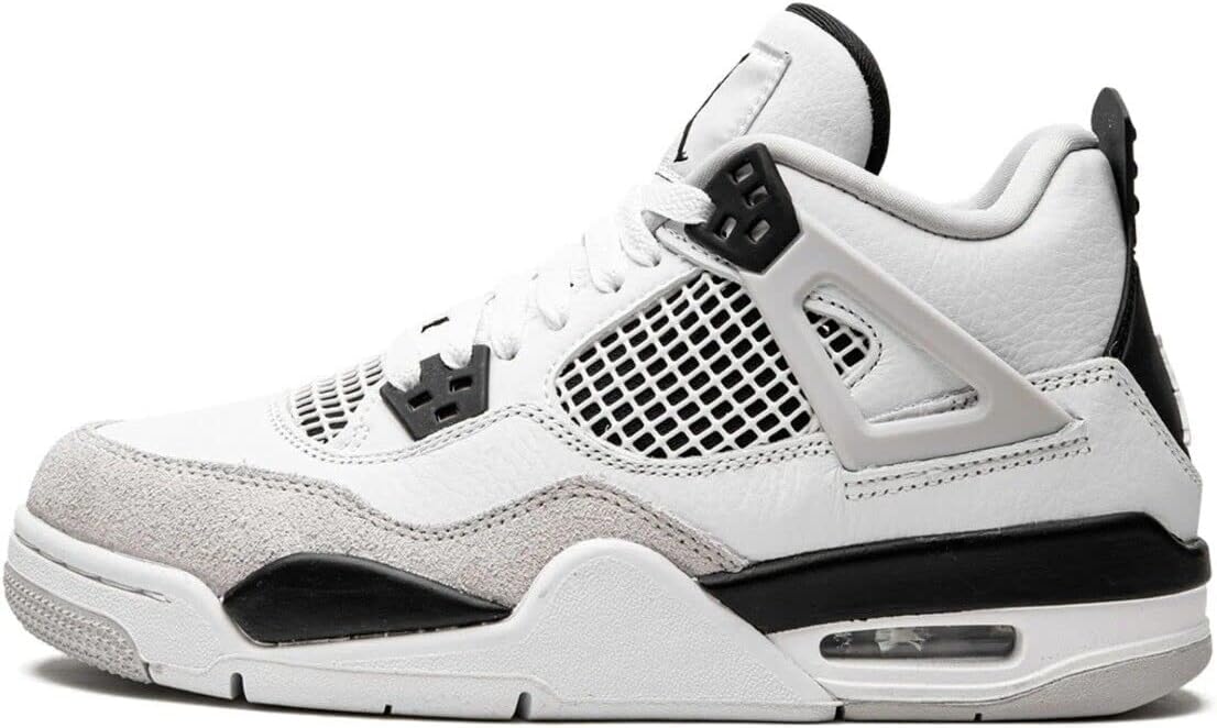 

Кроссовки Nike Air Jordan 4 Retro для мальчиков, белый/серый