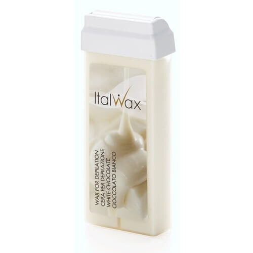 Ароматный воск с диоксидом титана для депиляции в рулоне 100 мл ItalWax White Chocolate - — фото 2
