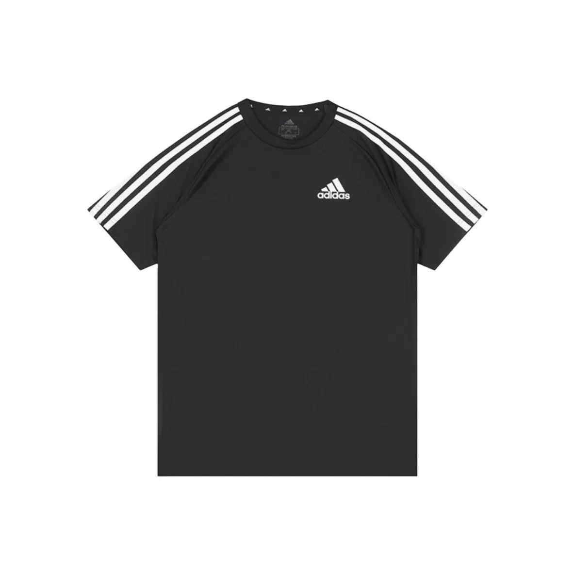 Футболка Adidas с принтом Shooting Stars черная — фото 4