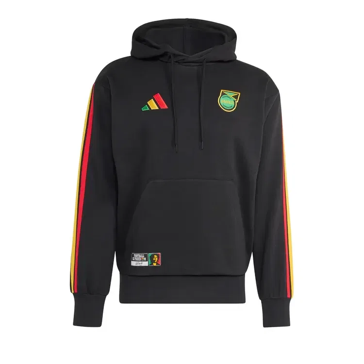 Худи Adidas Jamaica x Bob Marley Dna Fleece Hoodie, черный