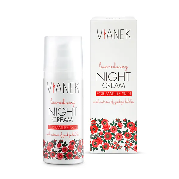 

Крем от мимических морщин Line-Reducing Night Cream Vianek, 50 ml