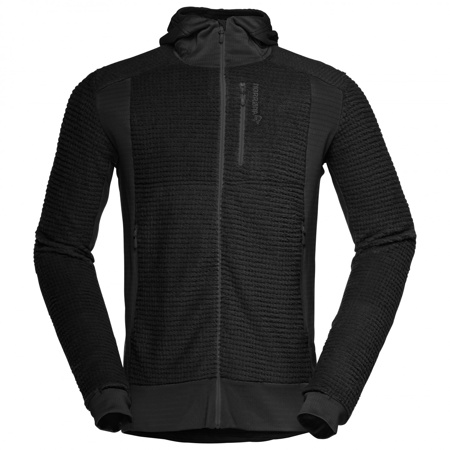 

Флисовая жилетка Norrøna Falketind Alpha120 Zip Hood, цвет Caviar